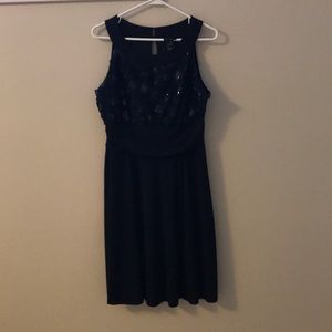 Navy blue dress